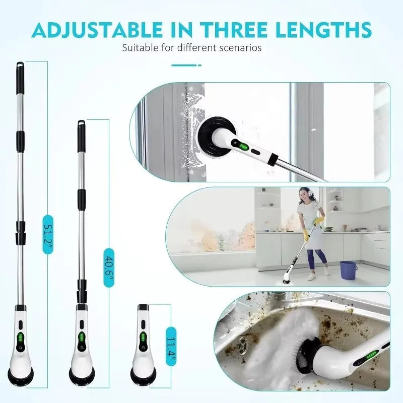 9-in-1 Cordless Electric Spin Scrubber