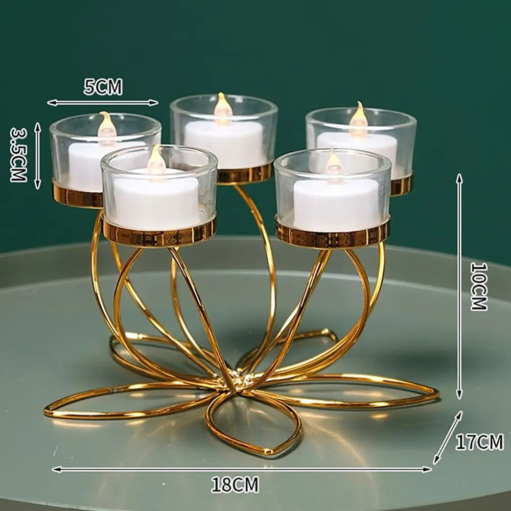 Metal Candlestick Holder Iron Candle Holders