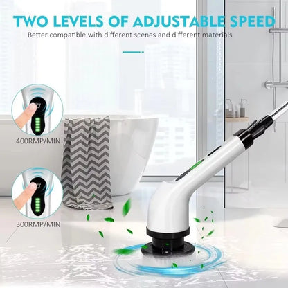 9-in-1 Cordless Electric Spin Scrubber