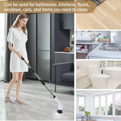 9-in-1 Cordless Electric Spin Scrubber