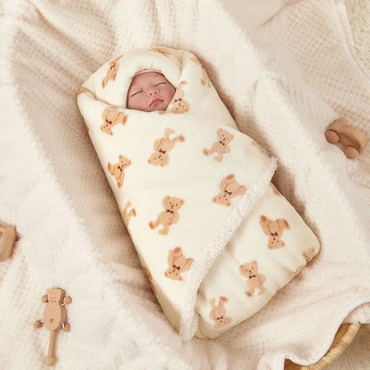 Winter Baby Fleece Swaddle Blanket