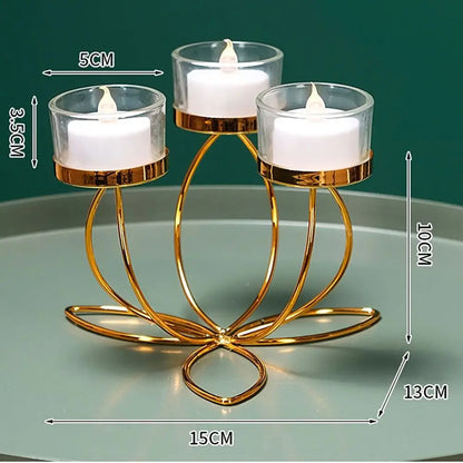 Metal Candlestick Holder Iron Candle Holders