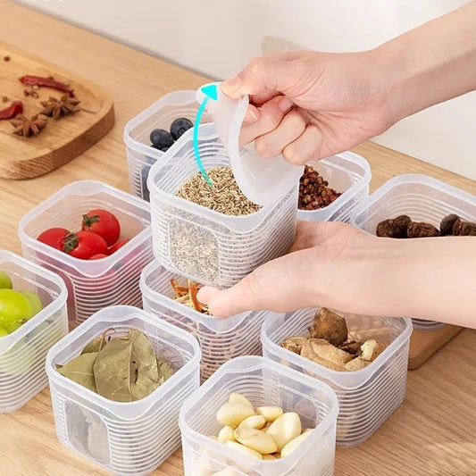 6-Grid Fresh Food Storage Box