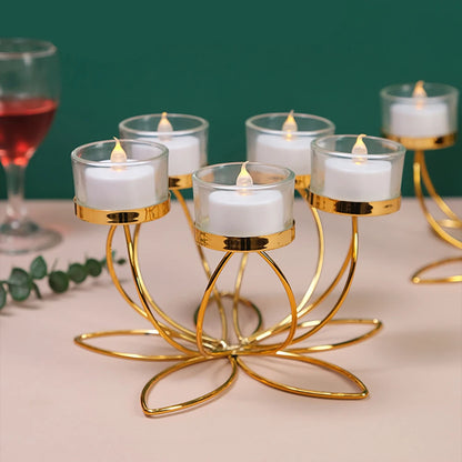 Metal Candlestick Holder Iron Candle Holders