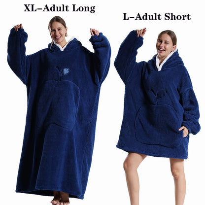 Plush Fleece Blanket Hoodie