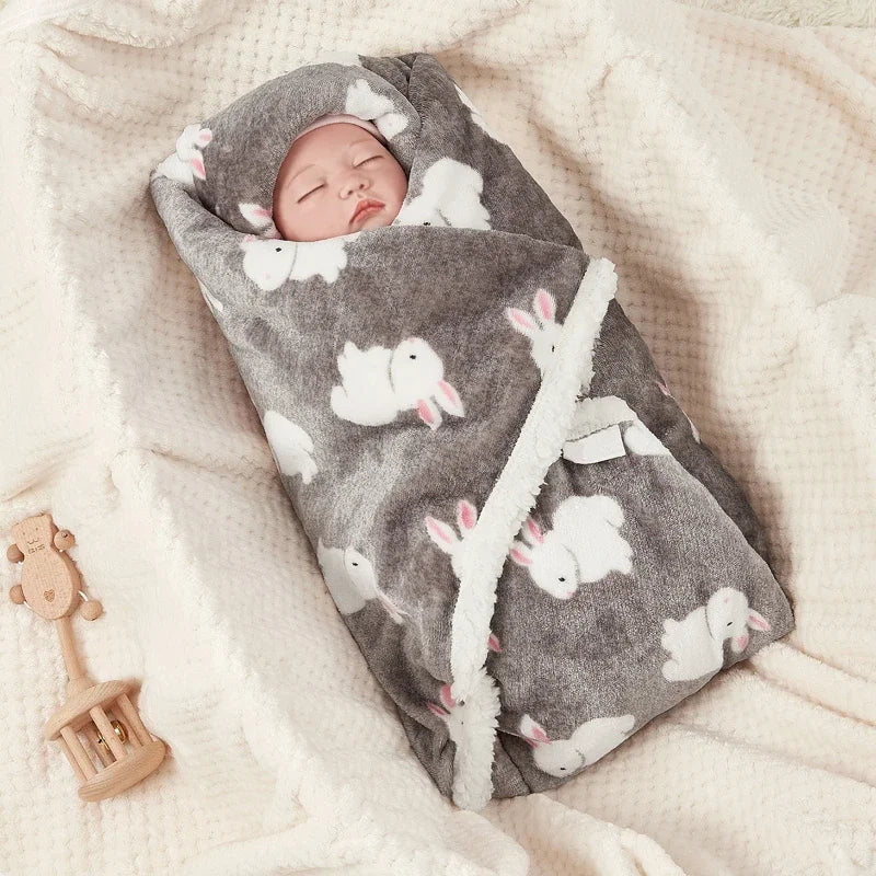 Winter Baby Fleece Swaddle Blanket