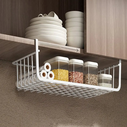 Hanging Storage Basket – Black/White