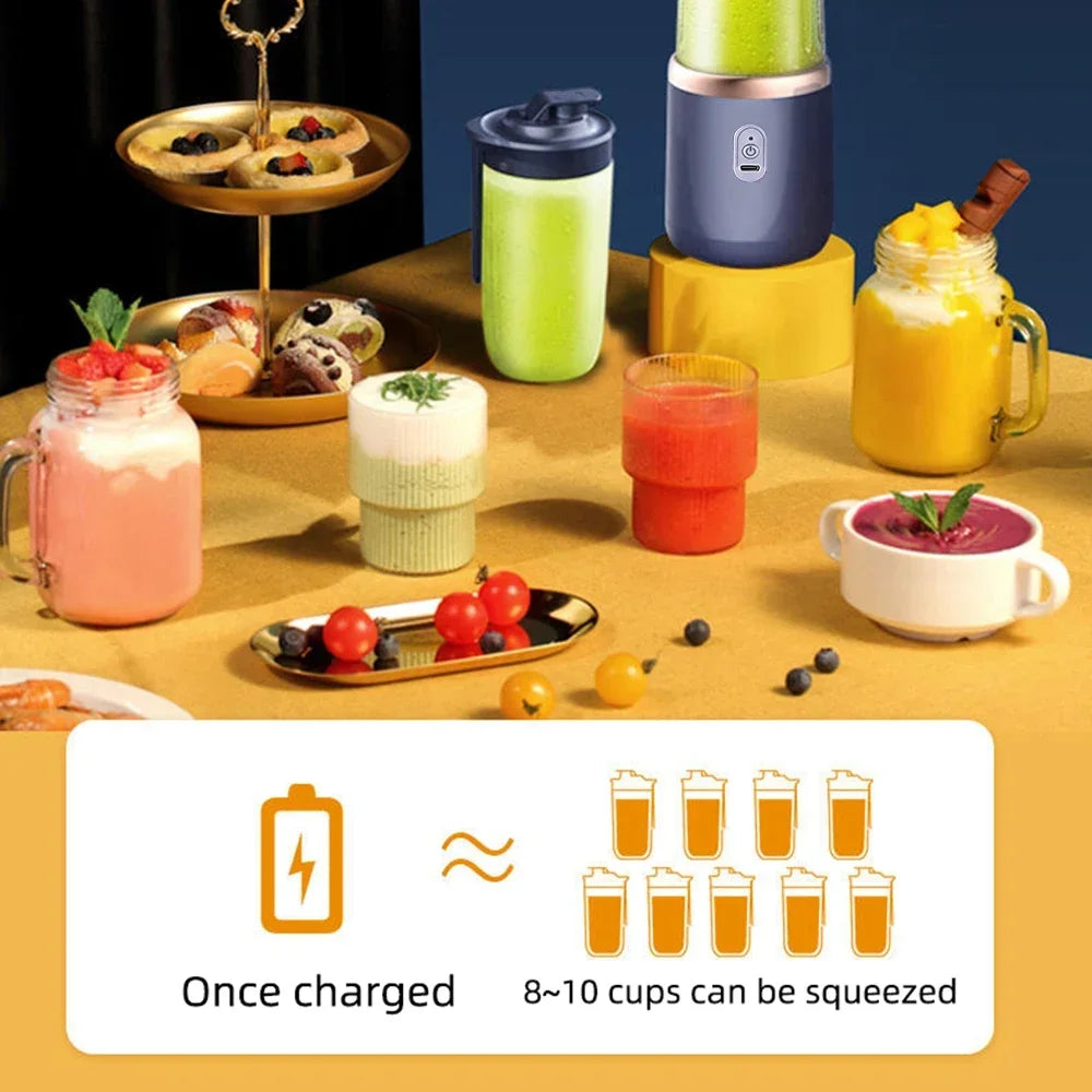 Portable USB Blender – 400ml Mini Juicer Cup