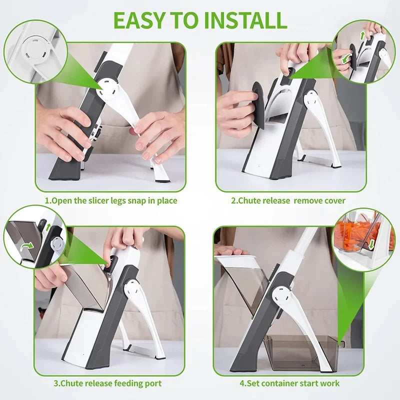 5-in-1 Manual Vegetable Cutter