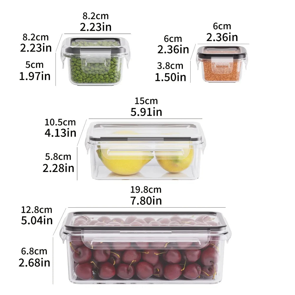 8-Piece Airtight Food Storage Containers