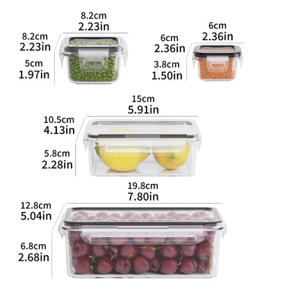 8-Piece Airtight Food Storage Containers