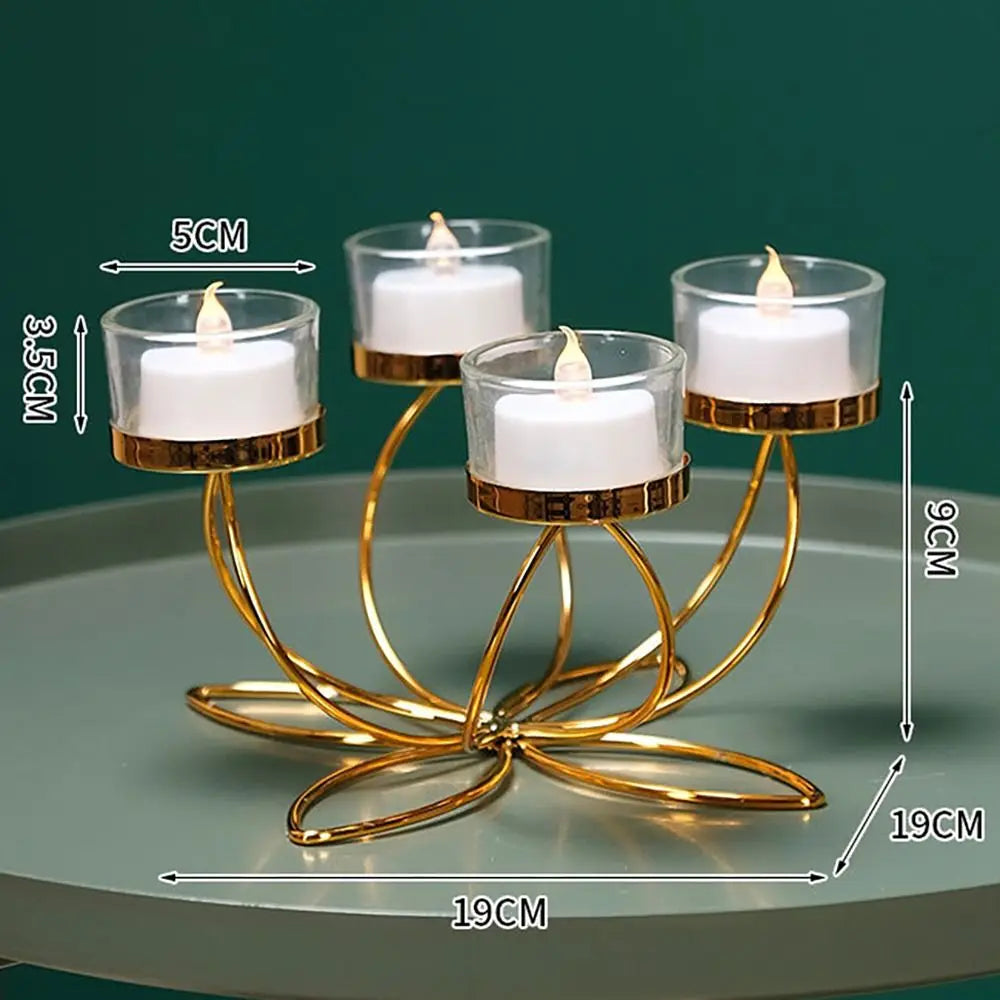 Metal Candlestick Holder Iron Candle Holders