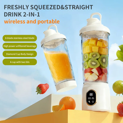 600ML Portable 8-Blade Juicer Blender