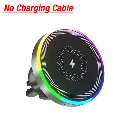 RGB Light Car Magnetic Phone Holder