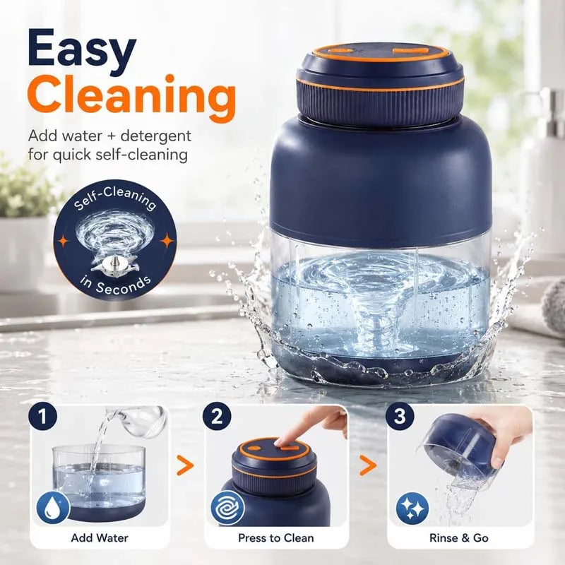 Rechargeable Ice-Crushing Juicer Blender