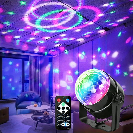 RGB Round Ambient Light with Remote