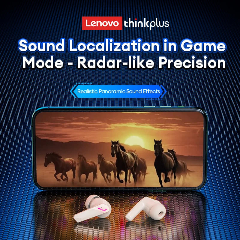 Lenovo GM2 Pro TWS Wireless HIFI Stereo Headset Low Latency Headphones Gaming Music Dual Mode Earbuds Music Sport Headset