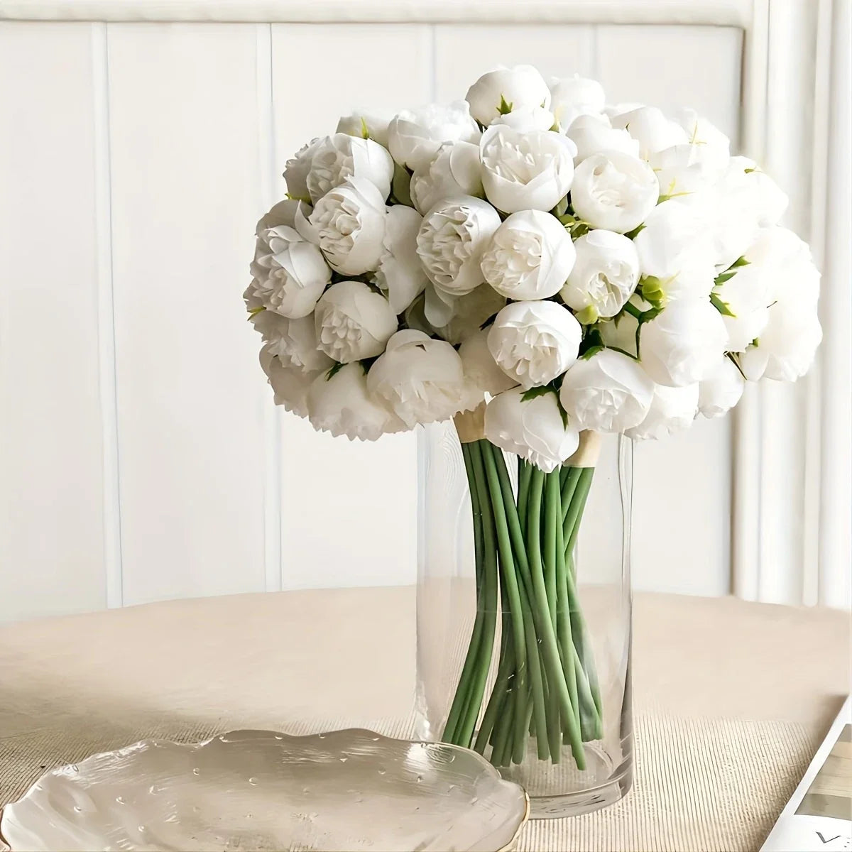 Artificial Peony Silk Flower Bouquet