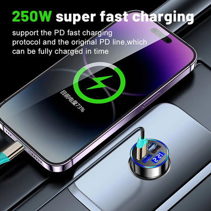 250W 5-Port Fast Car Charger