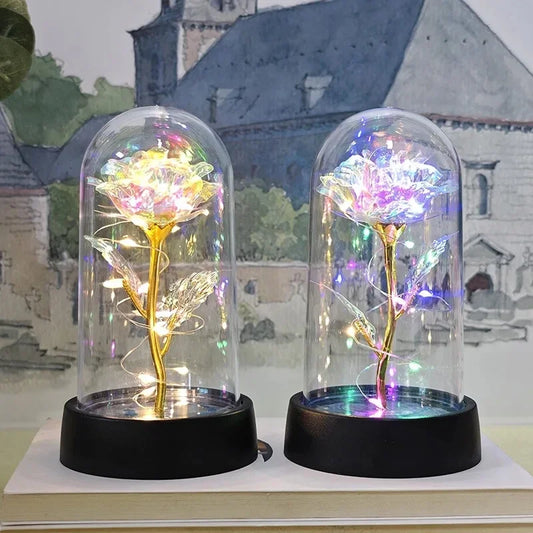 LED Rose Eternal Flower Night Light