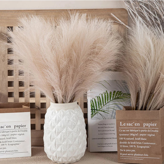 Fluffy Pampas Grass Artificial Decor