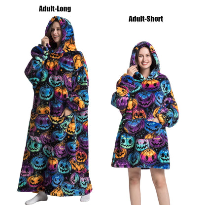 Plush Fleece Blanket Hoodie