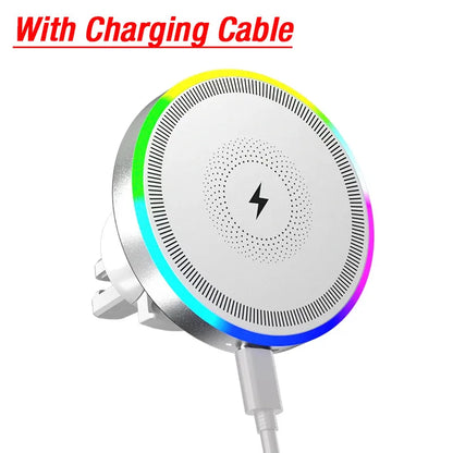RGB Light Car Magnetic Phone Holder