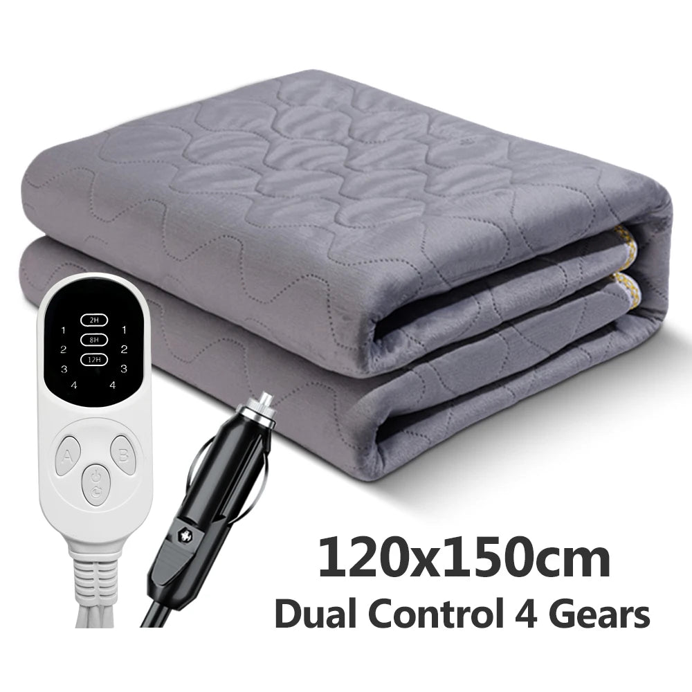 12V Car Heated Travel Blanket