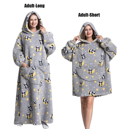 Plush Fleece Blanket Hoodie