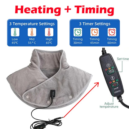 Electric Heated Neck & Shoulder Massager