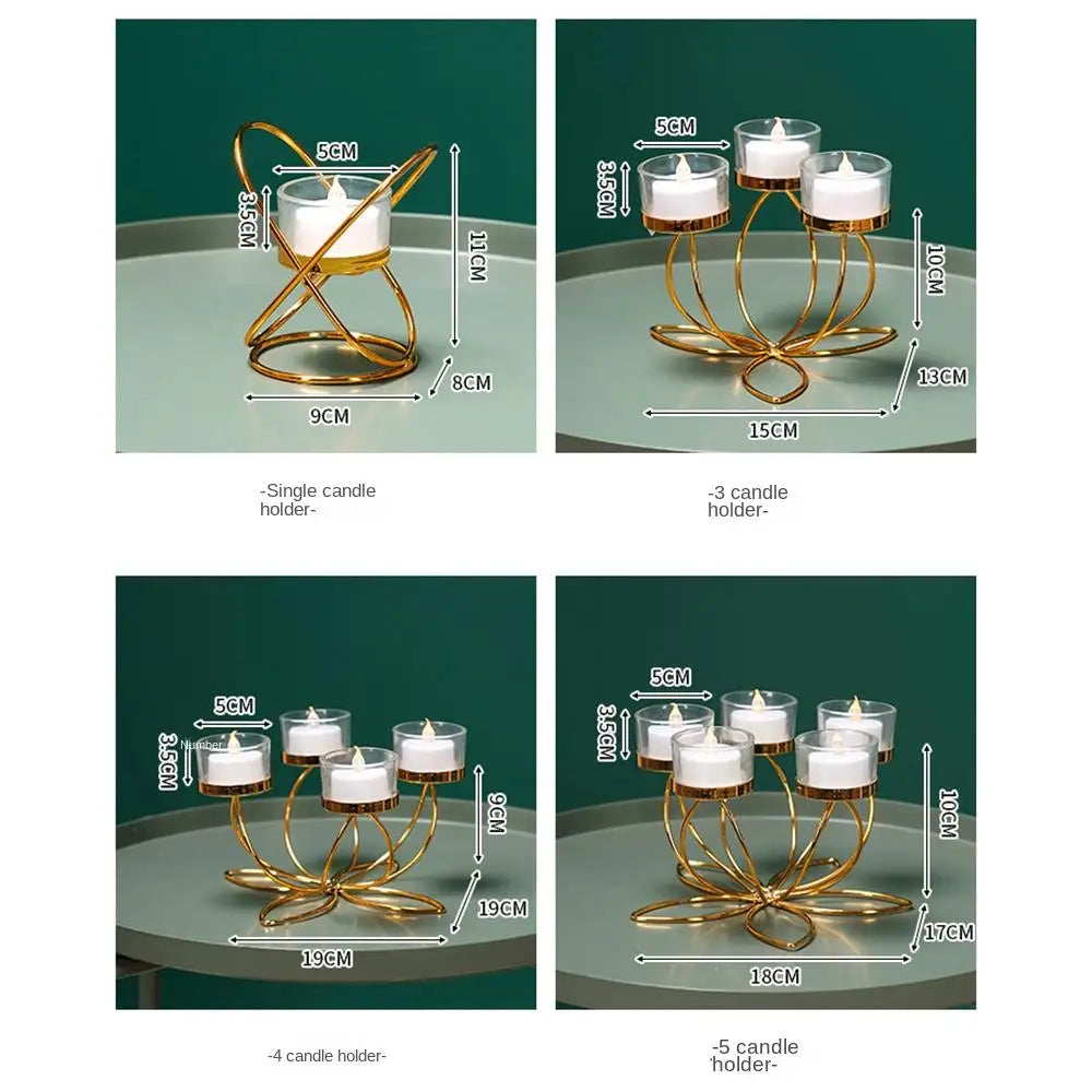 Metal Candlestick Holder Iron Candle Holders