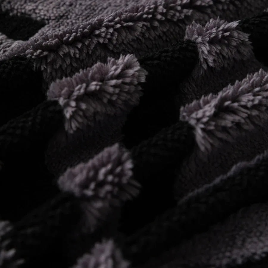 Fluffy Fleece Boho Sofa Blanket