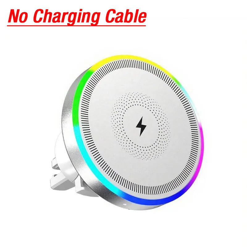 RGB Light Car Magnetic Phone Holder