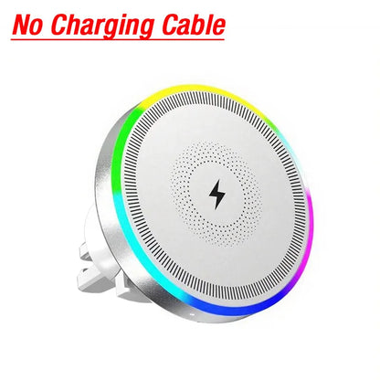 RGB Light Car Magnetic Phone Holder