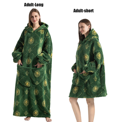 Plush Fleece Blanket Hoodie