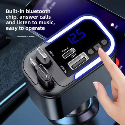 5-in-1 180W Retractable Car Charger