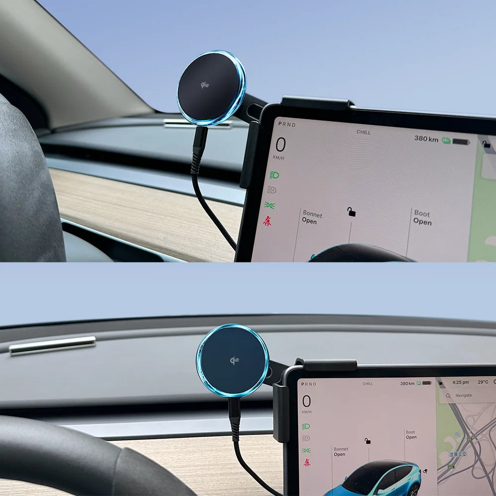 Qi2 Magnetic Wireless Car Charger Holder