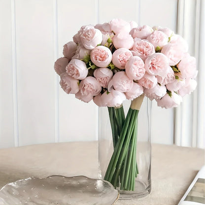 Artificial Peony Silk Flower Bouquet