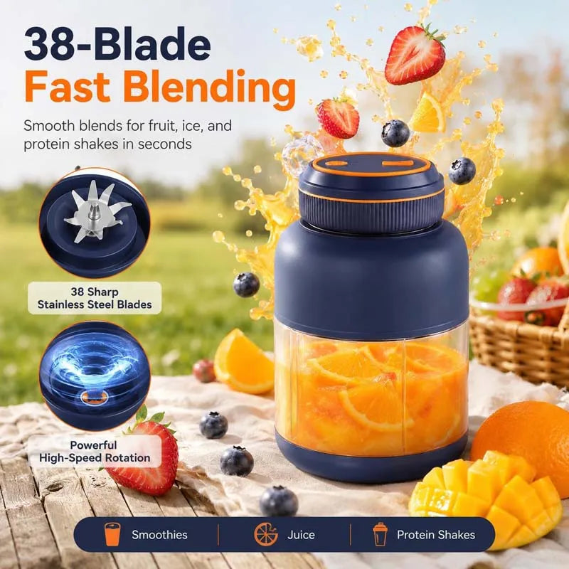 Rechargeable Ice-Crushing Juicer Blender