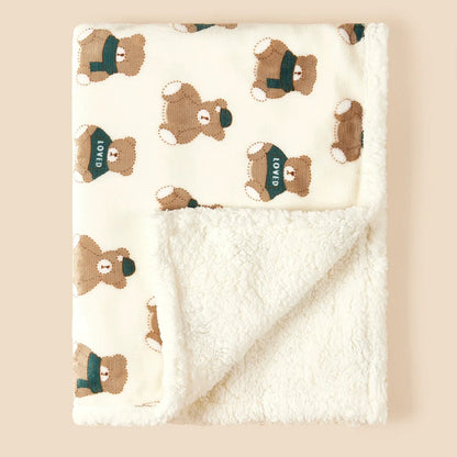 Winter Baby Fleece Swaddle Blanket