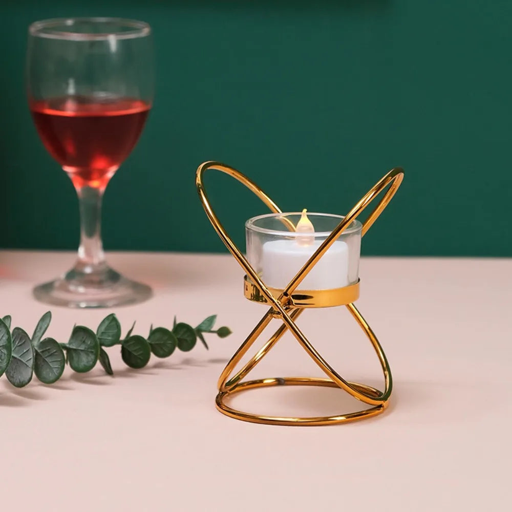 Metal Candlestick Holder Iron Candle Holders