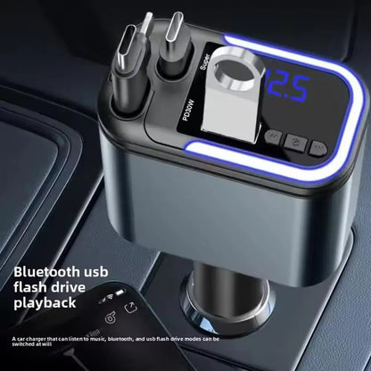 5-in-1 180W Retractable Car Charger