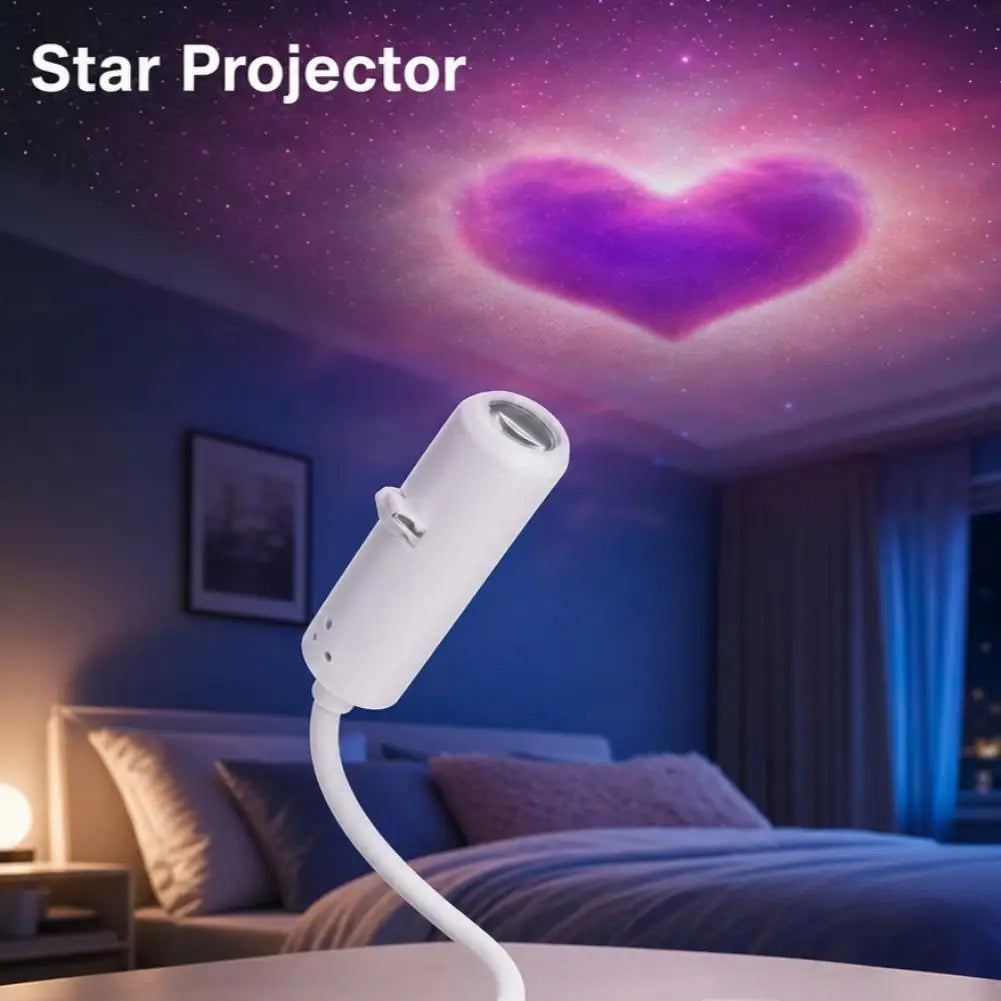 USB Galaxy Star Projector Night Light