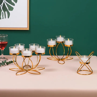 Metal Candlestick Holder Iron Candle Holders