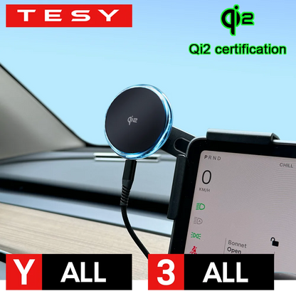 Qi2 Magnetic Wireless Car Charger Holder